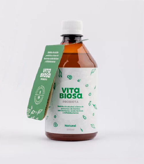 Envase VITA BIOSA probiótico bebible sabor natural de 500 ml